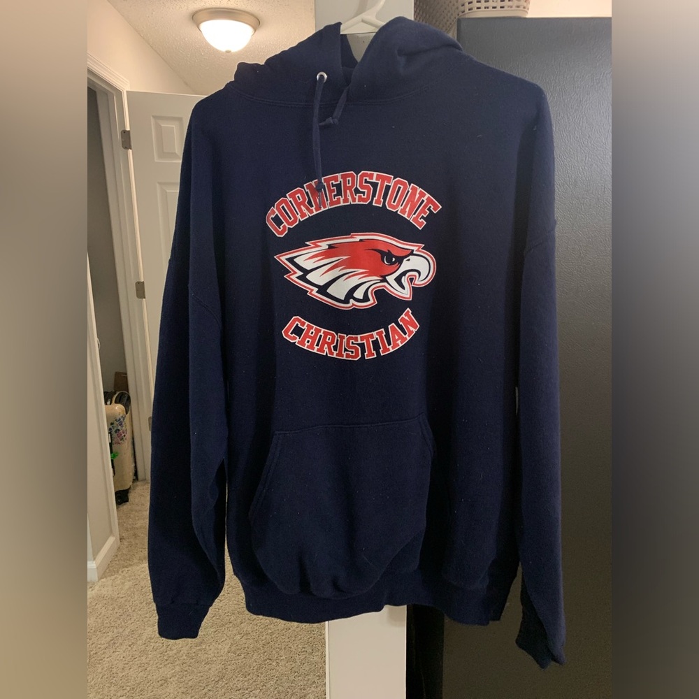 L “cornerstone eagles” hoodie